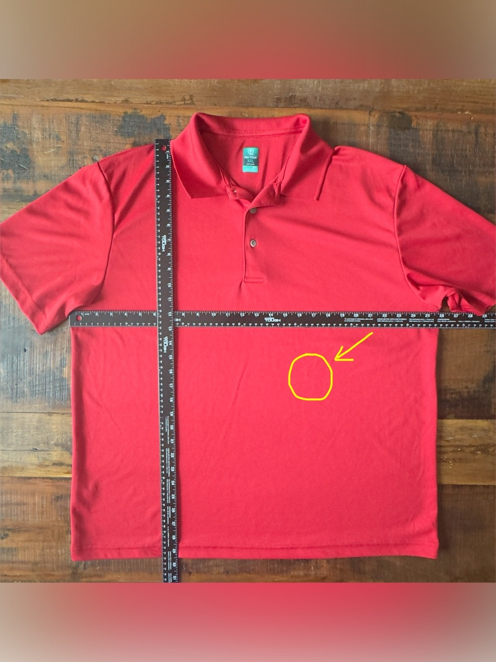 Pro Tour AirPlay Men's Red Polo Shirt XXL - Picture 7 of 7
